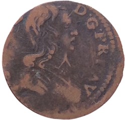 Denier tournois Guillaume IX de Nassau 1651