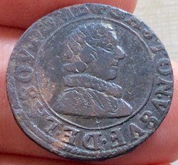 Double tournois Gaston d’Orléans 1629 type 6
