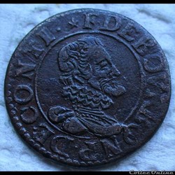 FRANÇOIS DE BOURBON-CONTI Double tournois type 16