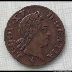 Liard à la vieille tête Louis XV 1768 A Paris