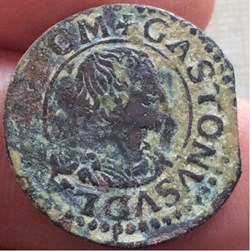 Double tournois Gaston d’Orléans 1641 type 14