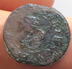 Denier tournois 1624 Marie de Bourbon Montpensier
