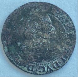 Double de la sou dar Charles 1er 1637