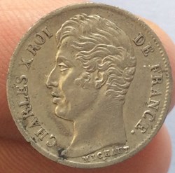 1/2 franc Charles X 1827 A Paris