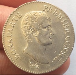 2 francs Bonaparte premier consul An 12 A Paris