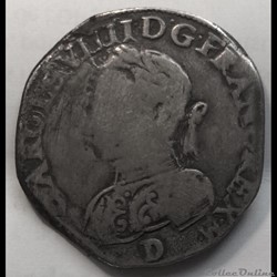 Teston de Charles VIIII  Lyon MDLXIIII (1564)