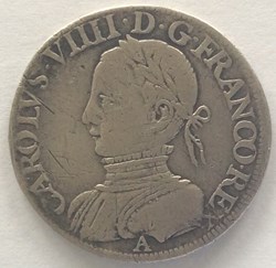 Teston au moulin Charles VIIII MDLXII (1562) A Paris