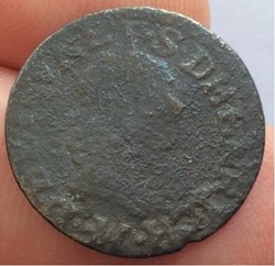 Double tournois Maximilien III de Béthune 1642 H type 4
