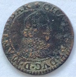 Double de la sou dar Charles 1er 1635