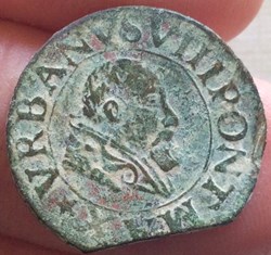 Quattrino Urbain VIII 1636