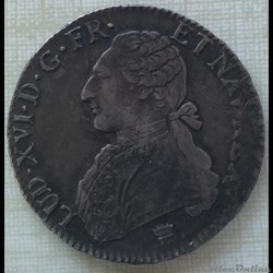 Écu aux branches d’oliviers Louis XVI 1789 I Limoges