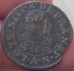 Double lorrain Louis XIII 1635 A Stenay