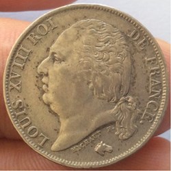 1 franc Louis XVIII 1822 A Paris