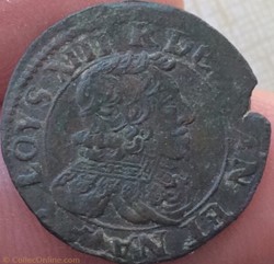 Double lorrain Louis XIII 1636 Stenay