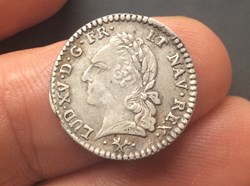 Vingtième d’écu à la tête laurée ou à la vieille tête Louis XV 1773 L Bayonne