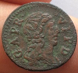 Denier tournois Gaston d’Orléans 1650 type 9