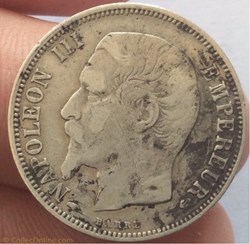 1 franc Napoléon III 1856 A Paris