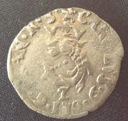 Liard au dauphin de Charles 9 1574 Grenoble