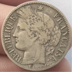 1 franc Cérès 1851 A Paris