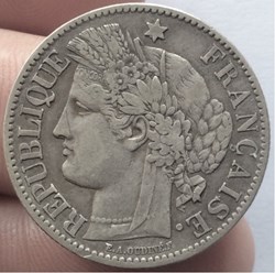 2 francs Cérès 1887 A Paris