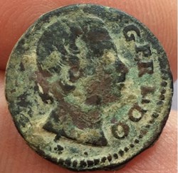 Denier tournois Guillaume Henri de Nassau 1652 type 4