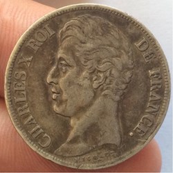 2 francs Charles X 1828 D Lyon
