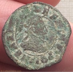 Denier tournois Henri III sd A Paris