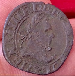 Double tournois Henri III 1589 X Amiens