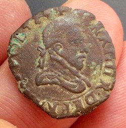 Double tournois de Henri III 1584 P Dijon