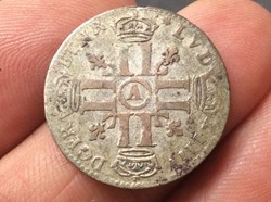 Quinzain aux 8 L Louis XIV 1695 A PARIS