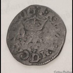Double tournois de Charles 9 Lyon 1573 D