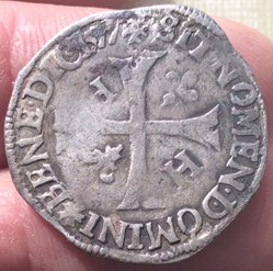 Douzain de Henri III 1577 T Nantes