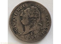 15 sols type François au génie Louis XVI 1791 A Paris