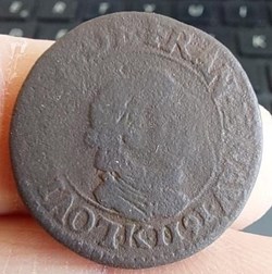 Double tournois Louis XIII 1611 K Bordeaux