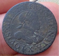 Double tournois Louis XIII 1614 X Amiens