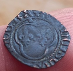 Denier tournois à la Croix pattée et légende Tvronvs de François I nd A Paris