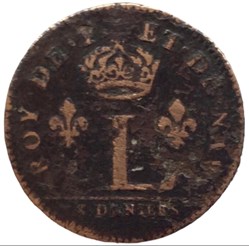 Essai du 3 deniers Louis XIV 1649