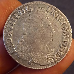 44 sols de Strasbourg Louis XIV 1709 BB