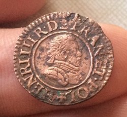 Denier tournois Henri III 1585 A Paris