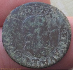 Double tournois Louis XIII 1611 T Nantes