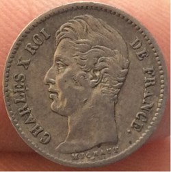 1/4 franc Charles X 1828 A Paris
