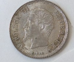 20 cent Napoléon III 1853 A tête nue Paris