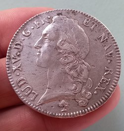 Écu au bandeau Louis XV 1765 A Paris