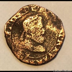 Double tournois 1591 9 Rennes Henri IIII CGKL 226