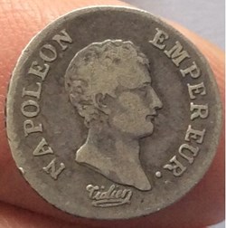 Quart de franc Napoléon 1er An 13 L Bayonne