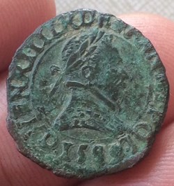 Double tournois Henri III 1589 D Lyon