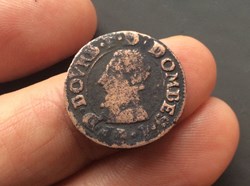 Double tournois 1590 François II de Bourbon Montpensier