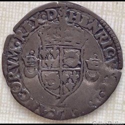 Douzain aux croissants du Dauphiné Henri II 1557 Z Grenoble