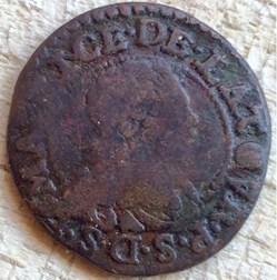 Double tournois Frédéric Maurice de la tour 1633