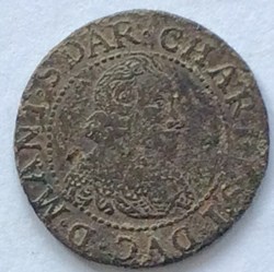 Double tournois Charles 1er 1634